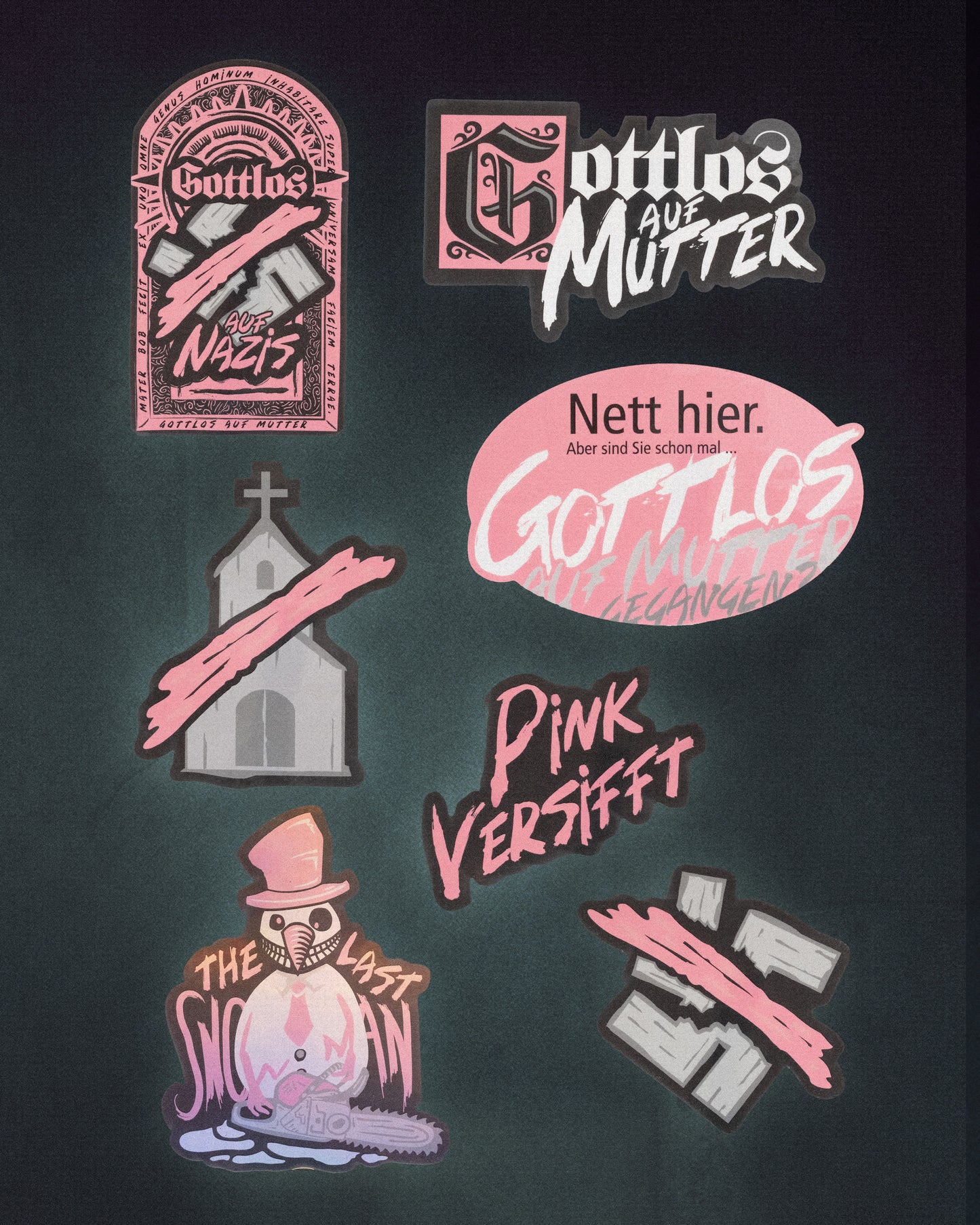 Sticker Pack #01 - Vincent the Snowman