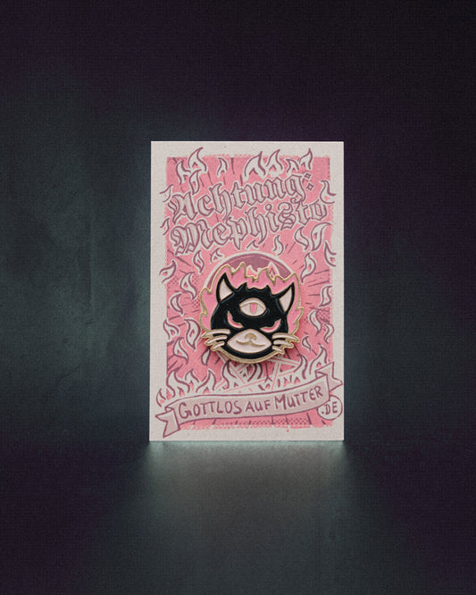 Mephisto Cat Pin