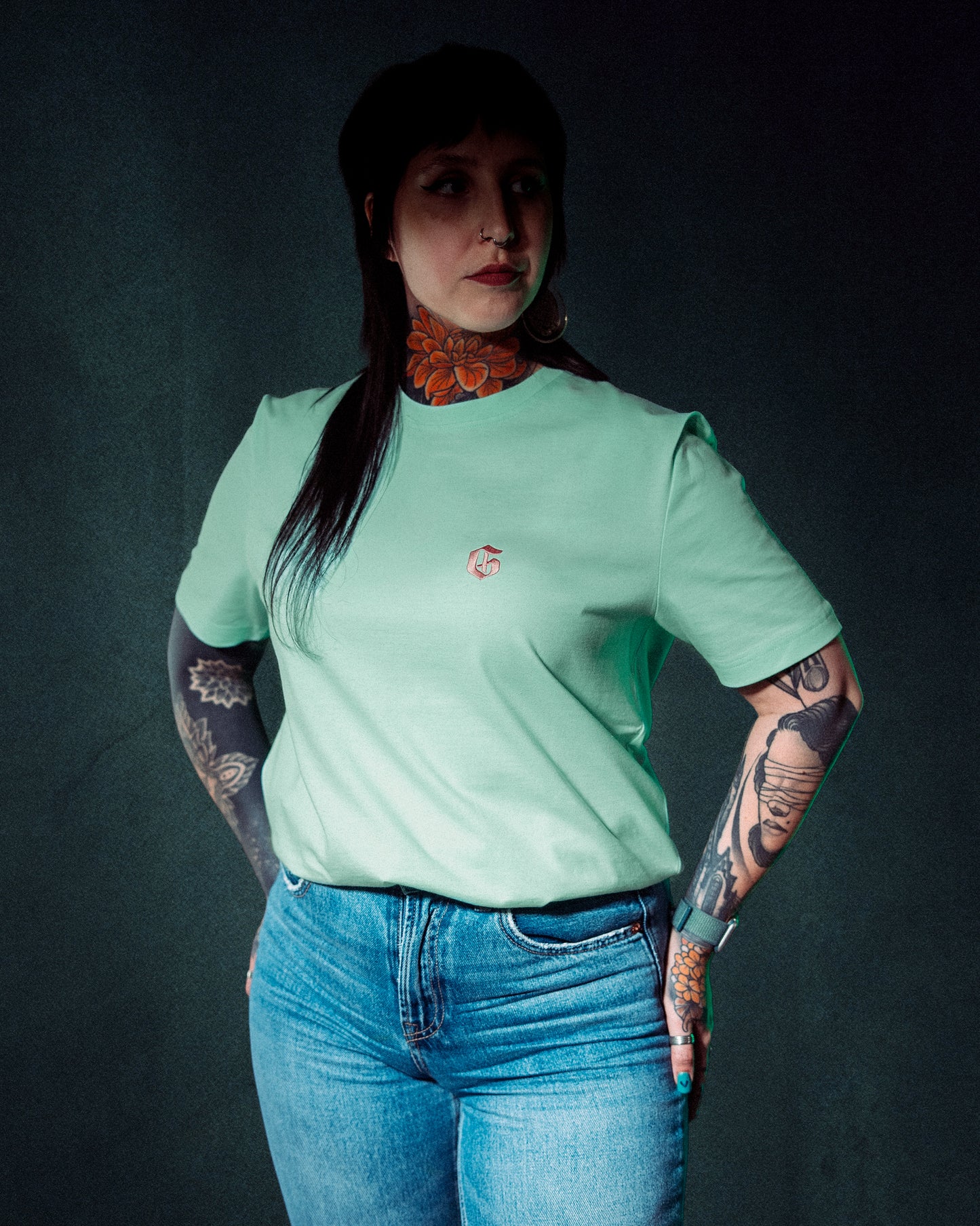 Her Mint Basic Shirt