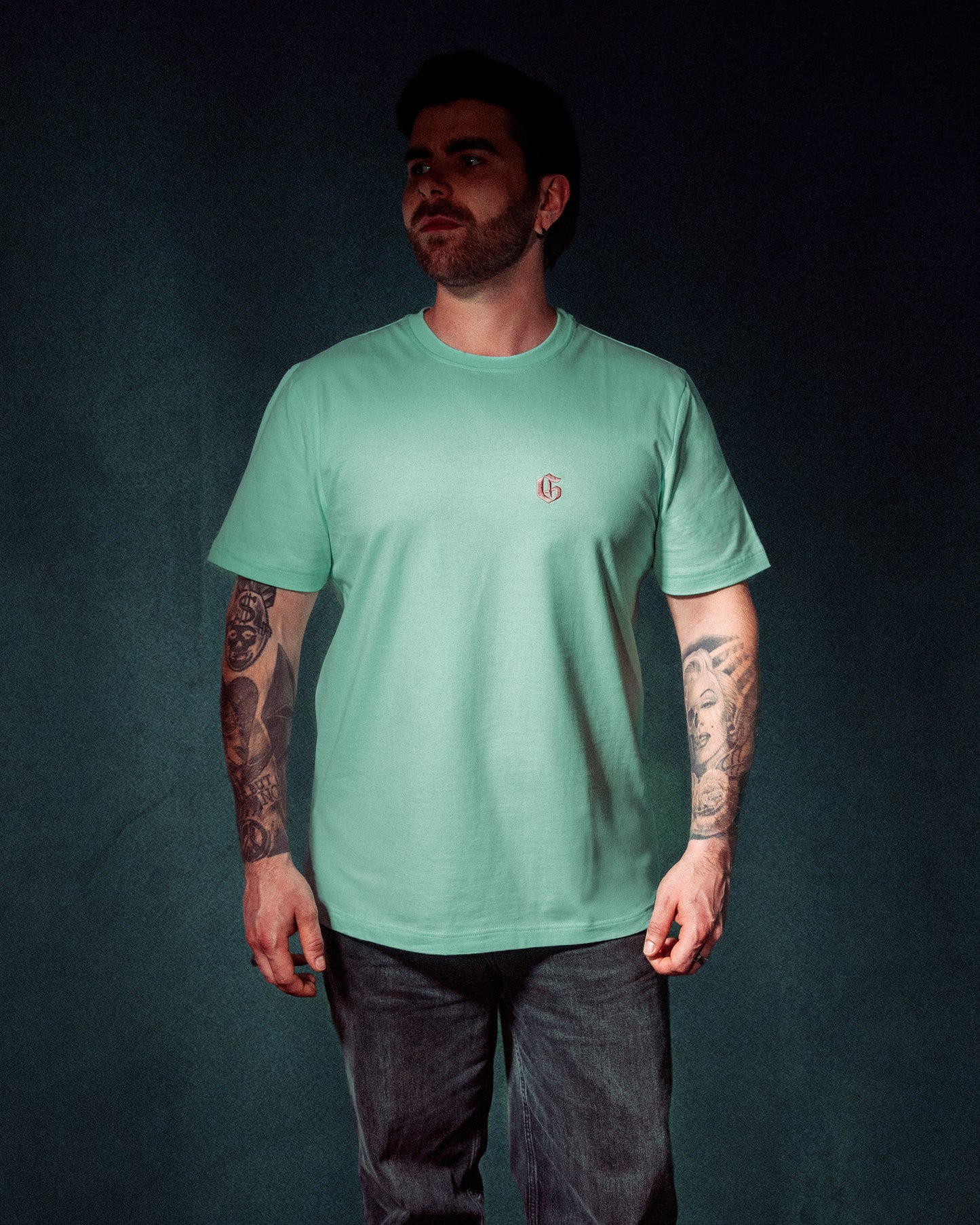 His Mint Basic Shirt