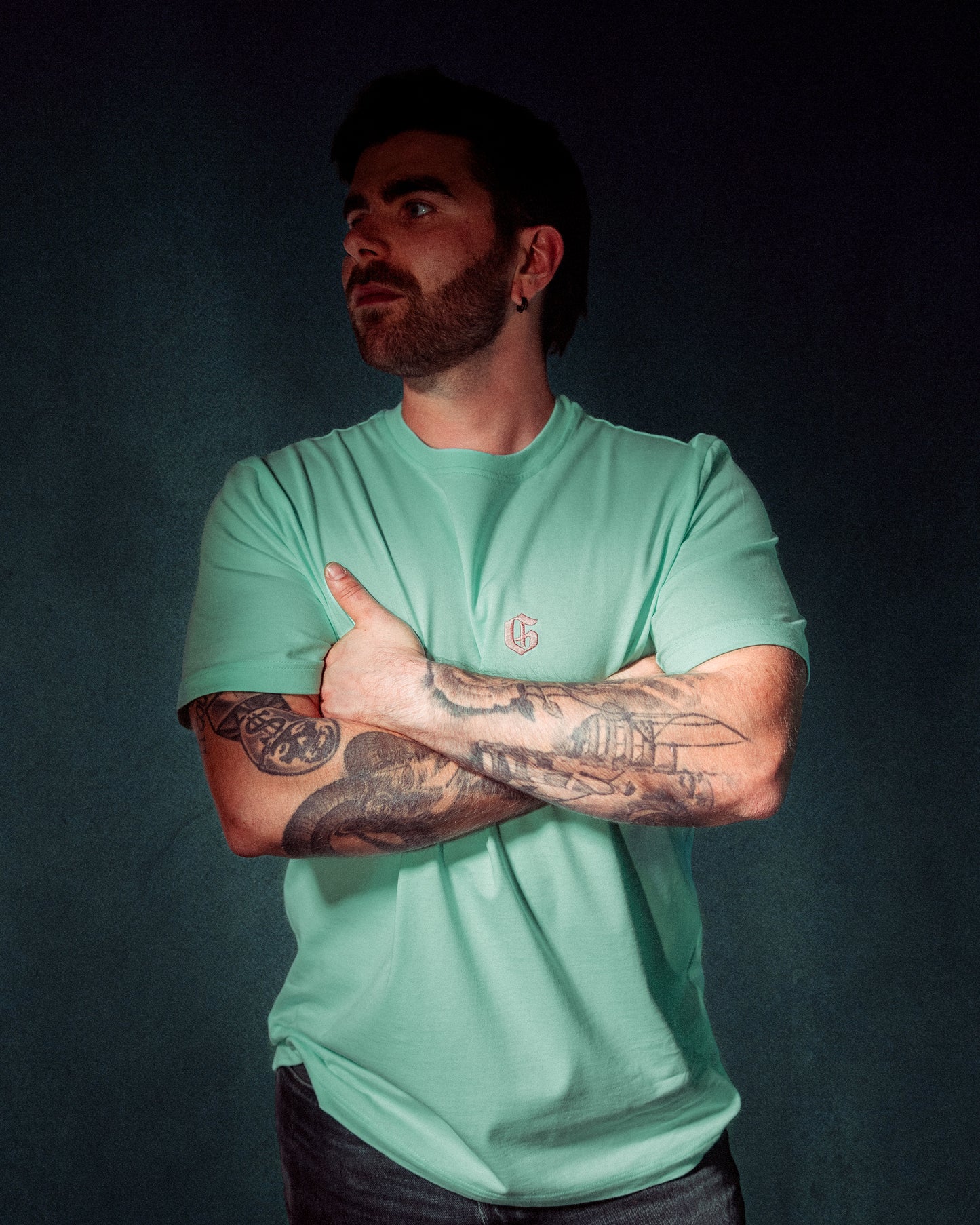 His Mint Basic Shirt