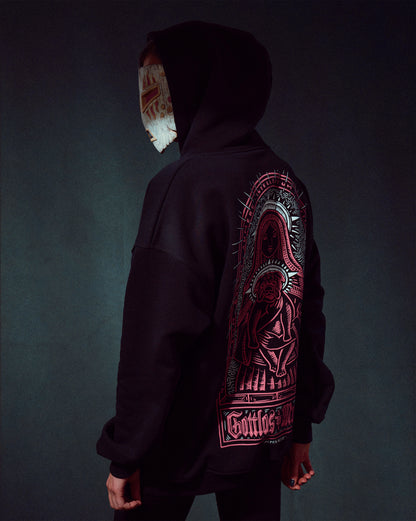 Her Black Mary Hoodie