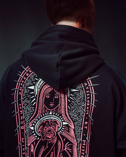 His Black Mary Hoodie