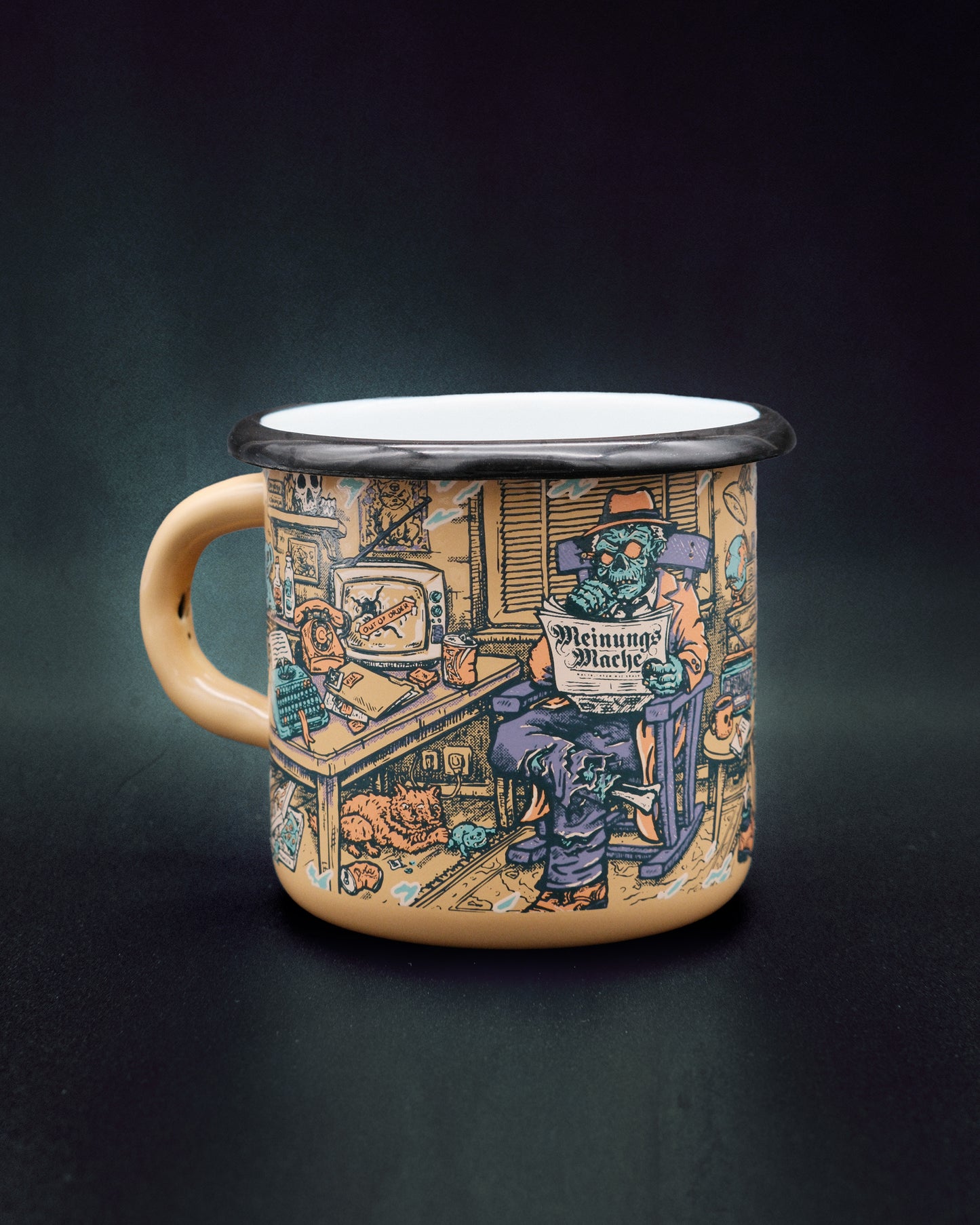 Meinungsmache Tasse