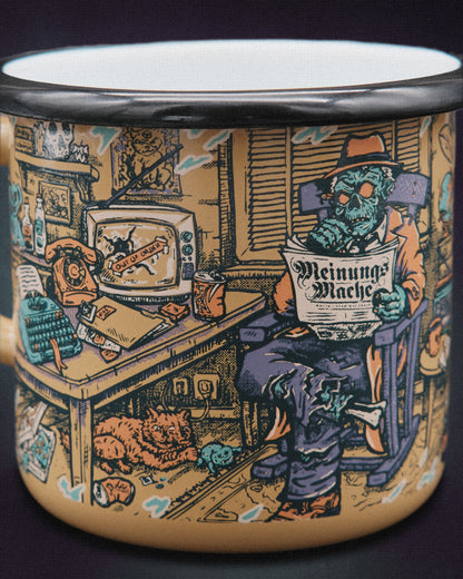 Meinungsmache Tasse