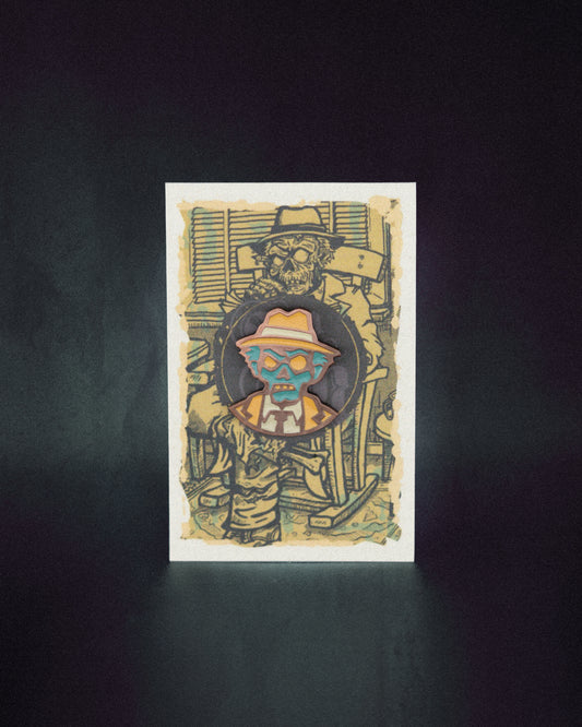 Meinungsmache Zombie Pin