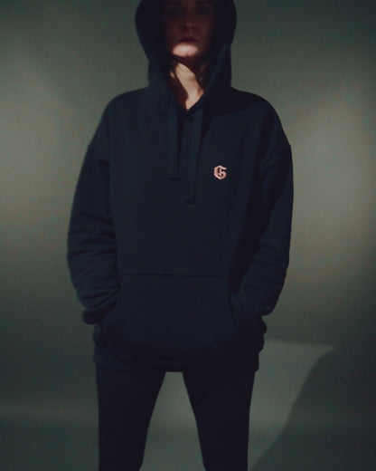 Her Black Mary Hoodie